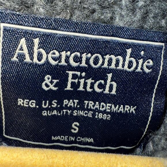 Abercrombie & Fitch Women's Gray Turtleneck Sweater Size Small Knit Cozy Comfy - Picture 5 of 10